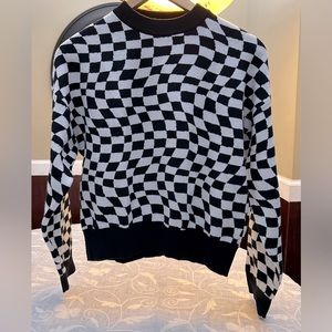 Forever 21 Checkered Pattern Pullover Sweater / pre-owned